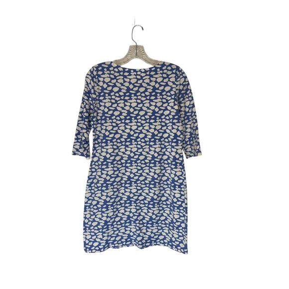 Hiho International Blue White Casual Everyday 3/4 Sleeve Tunic Top Size Small - Picture 9 of 12